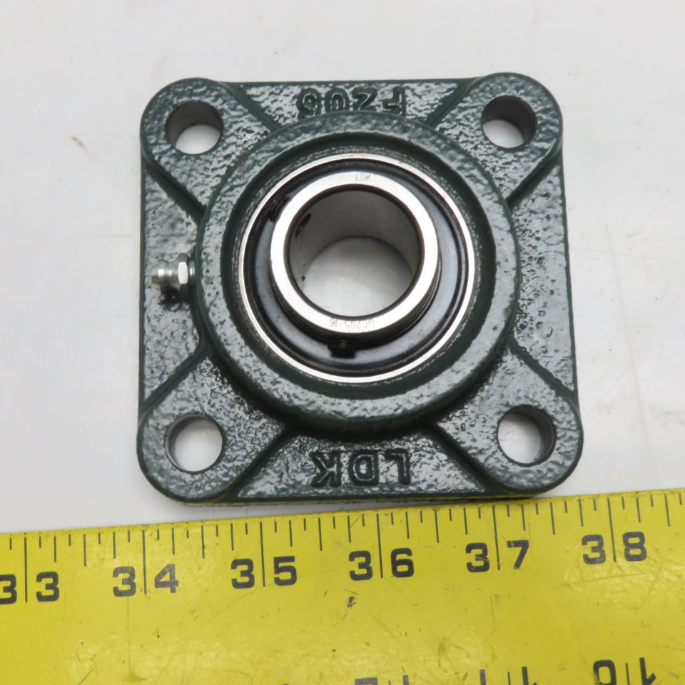 LDK UCF205-16 1" Self Aligning 4-Bolt Flange Block Bearing