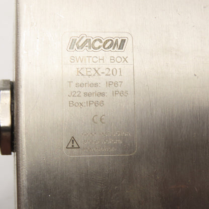 Kacon KEX-201 Stainless Steel Emergency Stop Pushbutton Switch Box IP66