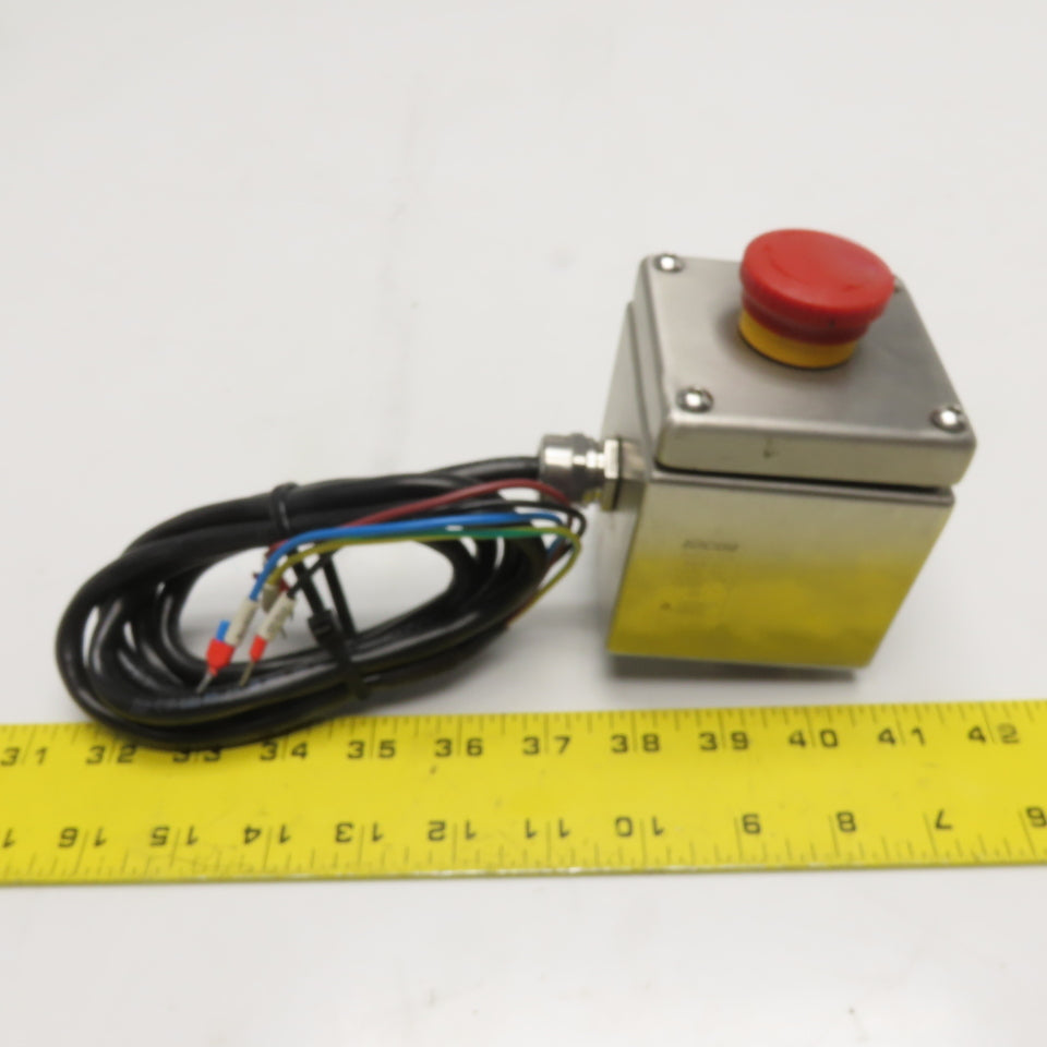 Kacon KEX-201 Stainless Steel Emergency Stop Pushbutton Switch Box IP66