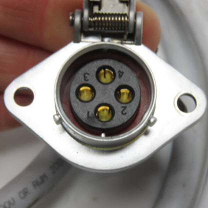 HangTong 4-Pin Circular Connector Cable Assembly W/ Weather Cover 5'