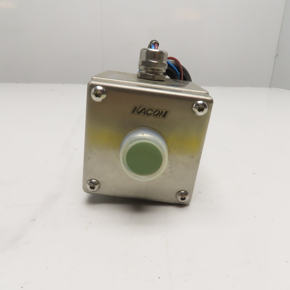 Kacon KEX-201 Stainless Steel Pushbutton Switch Box IP66 600V Green ...