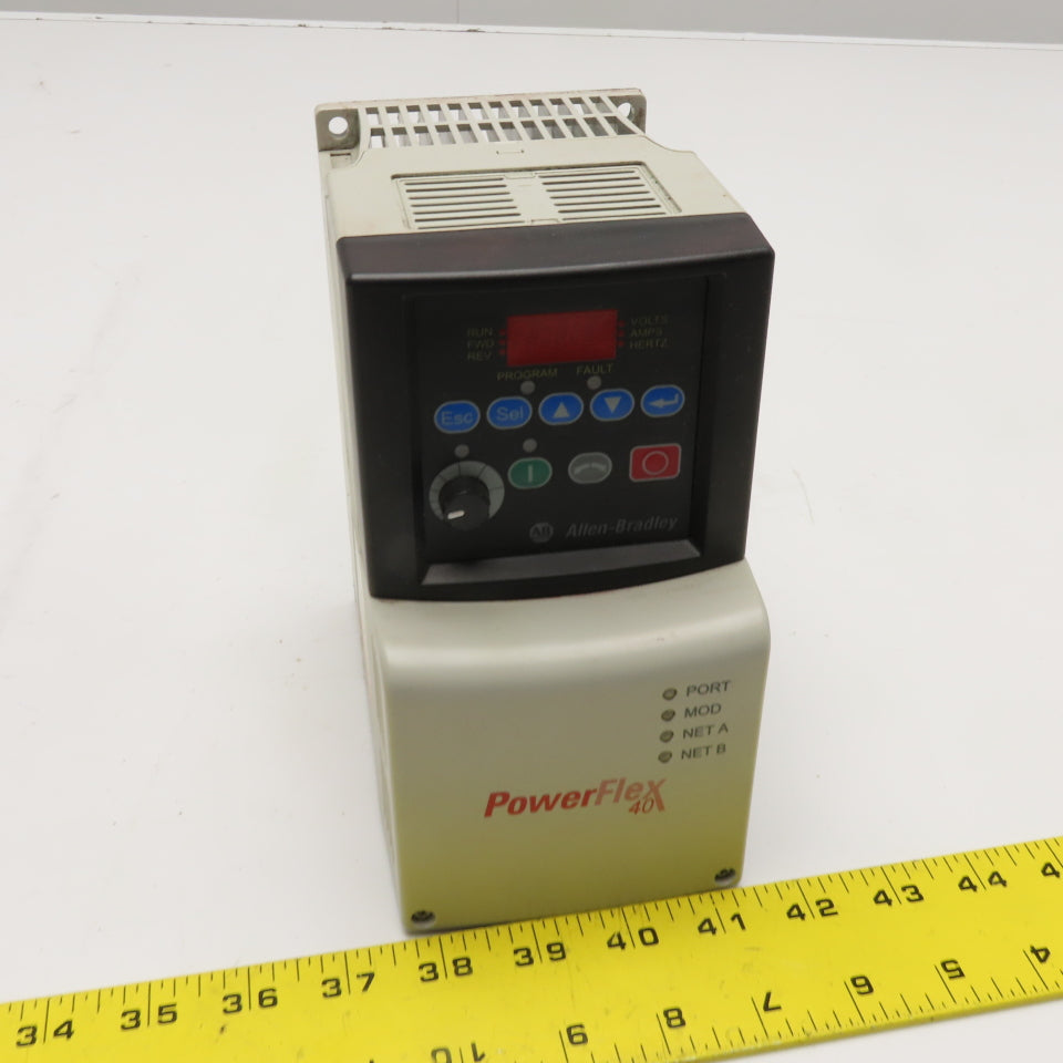 Allen-Bradley 22B-B012N104 PowerFlex 40 AC Drive 240V 3Ph 3HP 2.2kW 12A