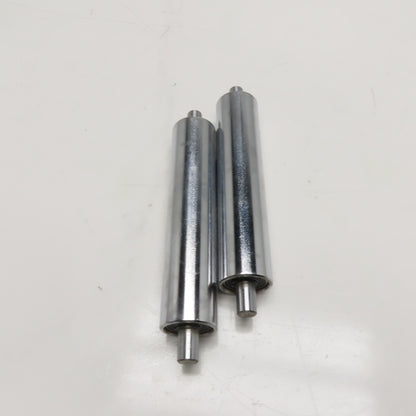 34mm Chrome Conveyor Idler Roller 12mm Shaft 154mm Face Width Lot Of 2