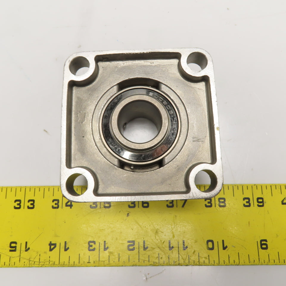 SF205 24mm Stainless Steel 4-Bolt Flange Block Bearing Unit SUC205 Insert