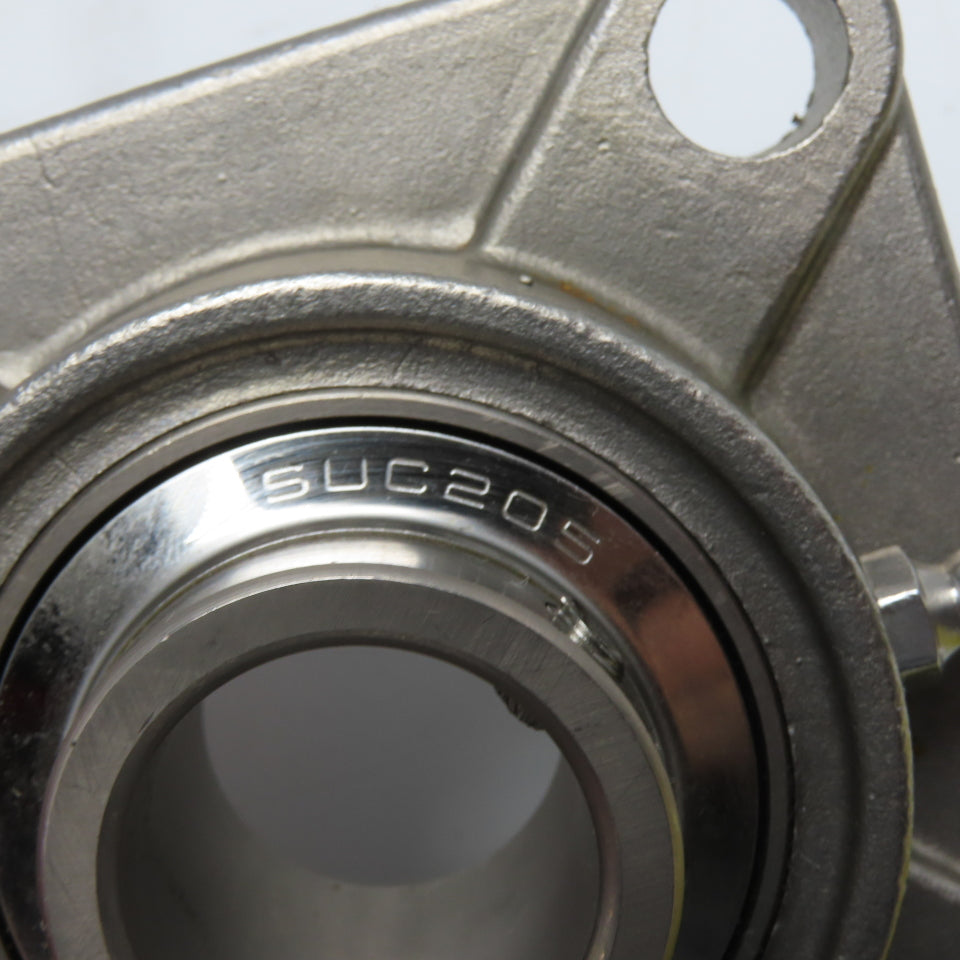 SF205 24mm Stainless Steel 4-Bolt Flange Block Bearing Unit SUC205 Insert