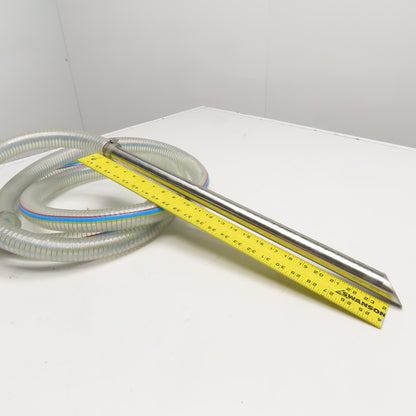 Tianjin Dasheng 32mm Spiral Reinforced Dispensing Suction Hose & Attachment 164"