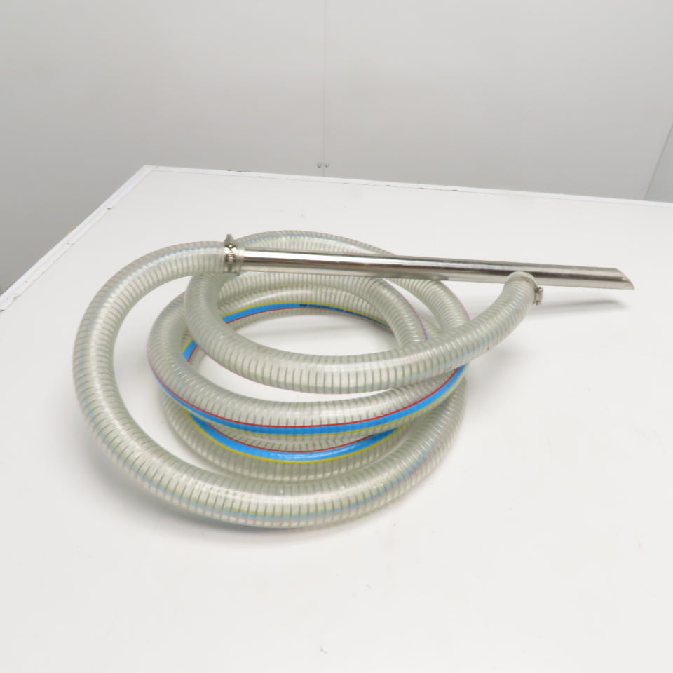 Tianjin Dasheng 32mm Spiral Reinforced Dispensing Suction Hose & Attachment 164"