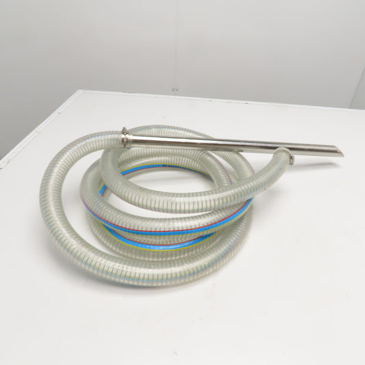 Tianjin Dasheng 32mm Spiral Reinforced Dispensing Suction Hose & Attachment 164"