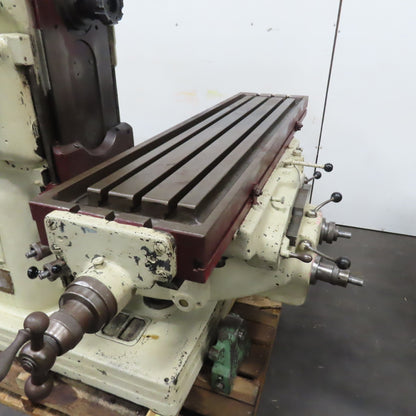 Cincinnati No. 3 Horizontal Milling Machine 3Ph 230V 62.5" x 15" Table