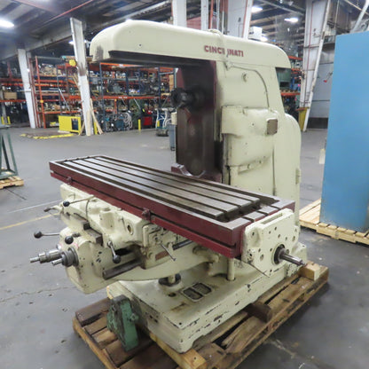 Cincinnati No. 3 Horizontal Milling Machine 3Ph 230V 62.5" x 15" Table