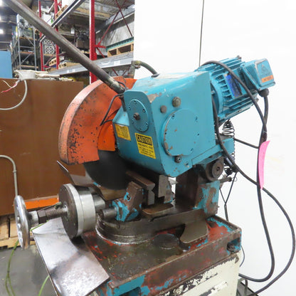 Kalamazoo FMC-350P 14" Manual Ferrous Cold Saw 460V 3Ph (Parts Or Repair)
