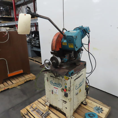 Kalamazoo FMC-350P 14" Manual Ferrous Cold Saw 460V 3Ph (Parts Or Repair)