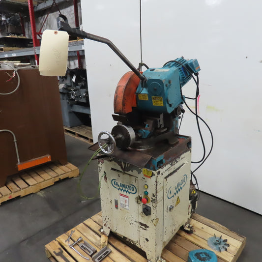 Kalamazoo FMC-350P 14" Manual Ferrous Cold Saw 460V 3Ph (Parts Or Repair)