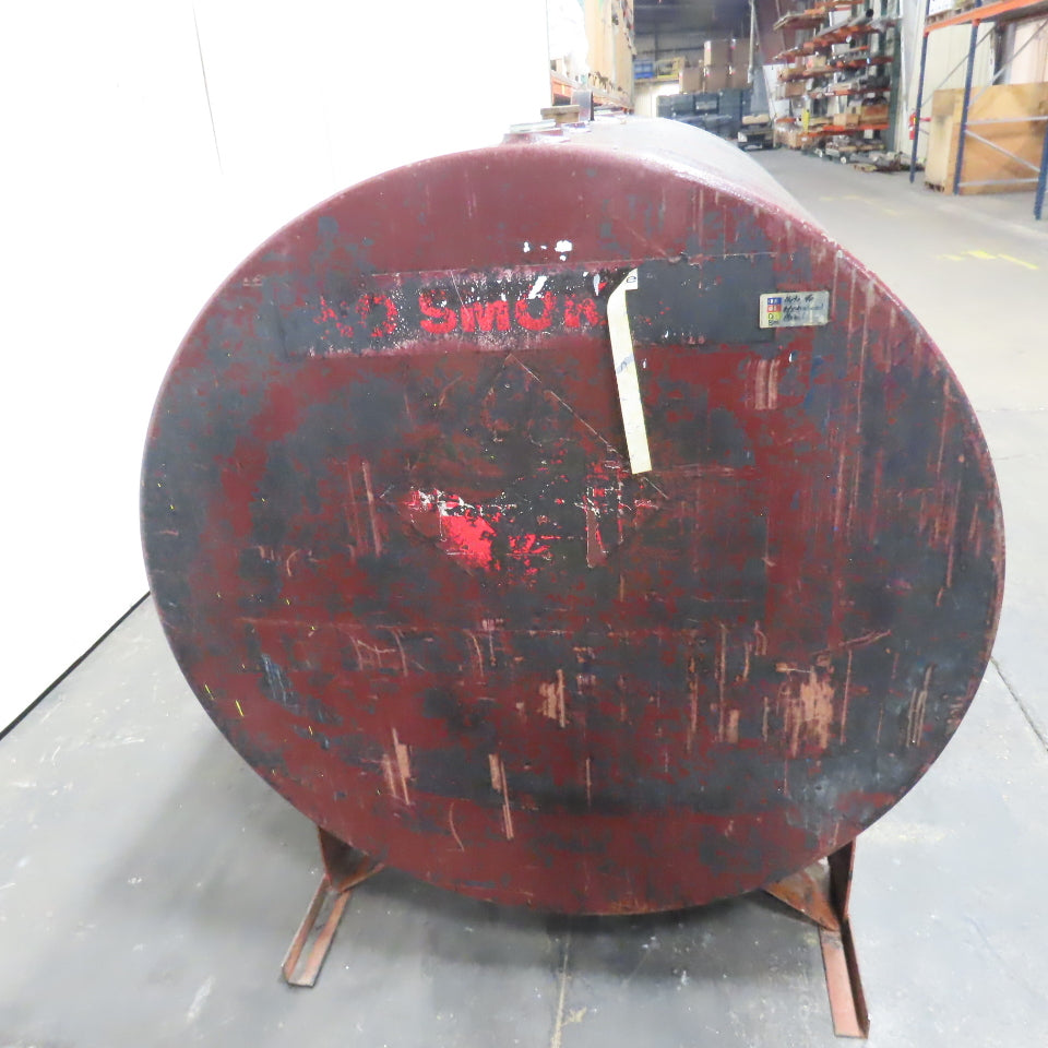480 Gallon Horizontal Steel Oil Storage Reservoir Tank
