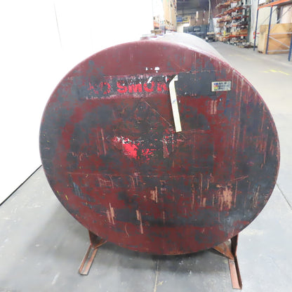 480 Gallon Horizontal Steel Oil Storage Reservoir Tank