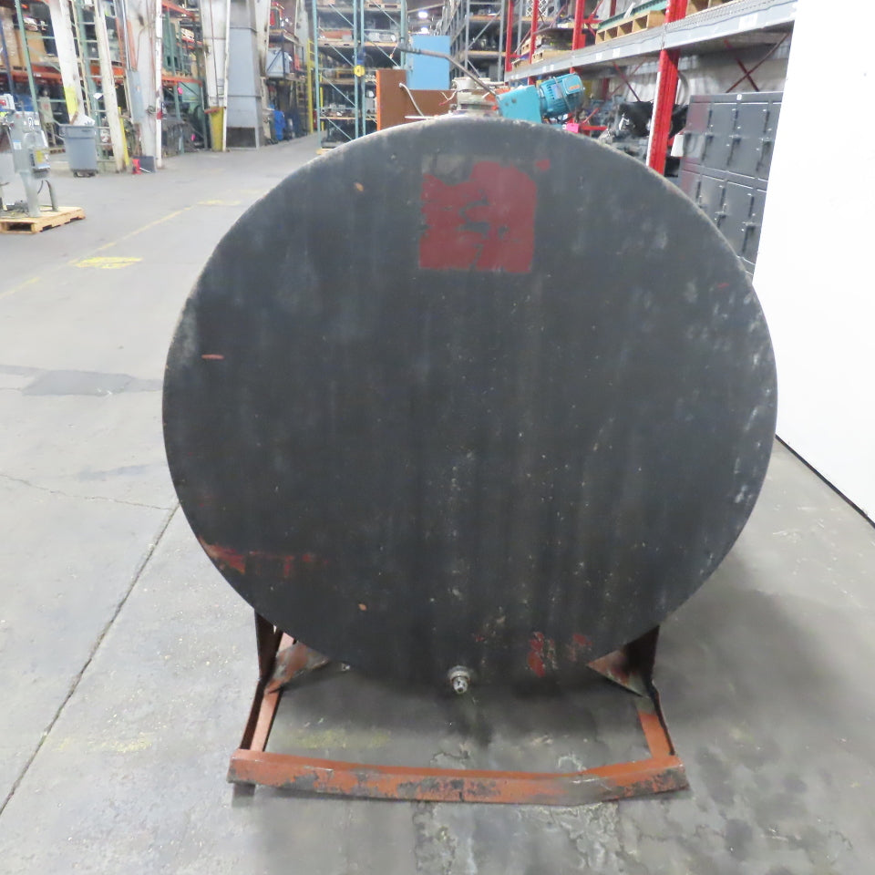 480 Gallon Horizontal Steel Oil Storage Reservoir Tank