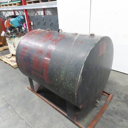 480 Gallon Horizontal Steel Oil Storage Reservoir Tank
