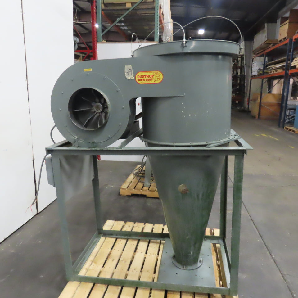 Aget 30NM51-D1 Dustkop Cyclone Chip/Mist Dust Collector 7.5HP 230/460V 3Ph