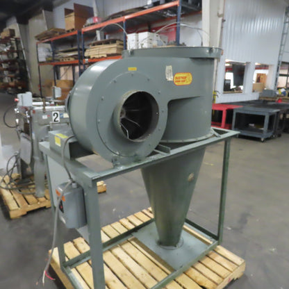 Aget 30NM51-D1 Dustkop Cyclone Chip/Mist Dust Collector 7.5HP 230/460V 3Ph