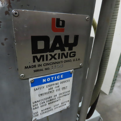 JH Day 12' Three Roll Dispersion Mill Roller 3Ph 230/480V Tested