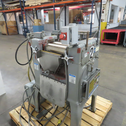 JH Day 12' Three Roll Dispersion Mill Roller 3Ph 230/480V Tested