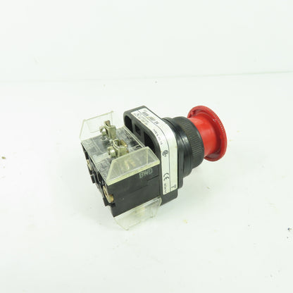Allen-Bradley 800H-FRXT D4 Twist-Release Emergency Stop Push Button 600V