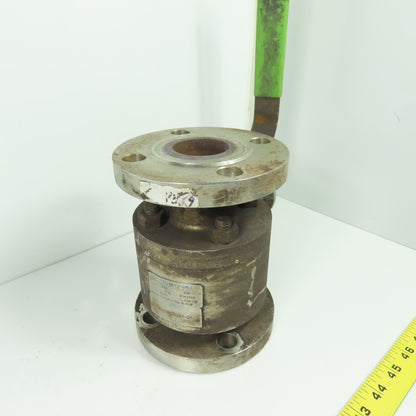 Habonim 0A31X-6666AT/150-B-G18 1-1/2" Flanged Stainless Steel Ball Valve