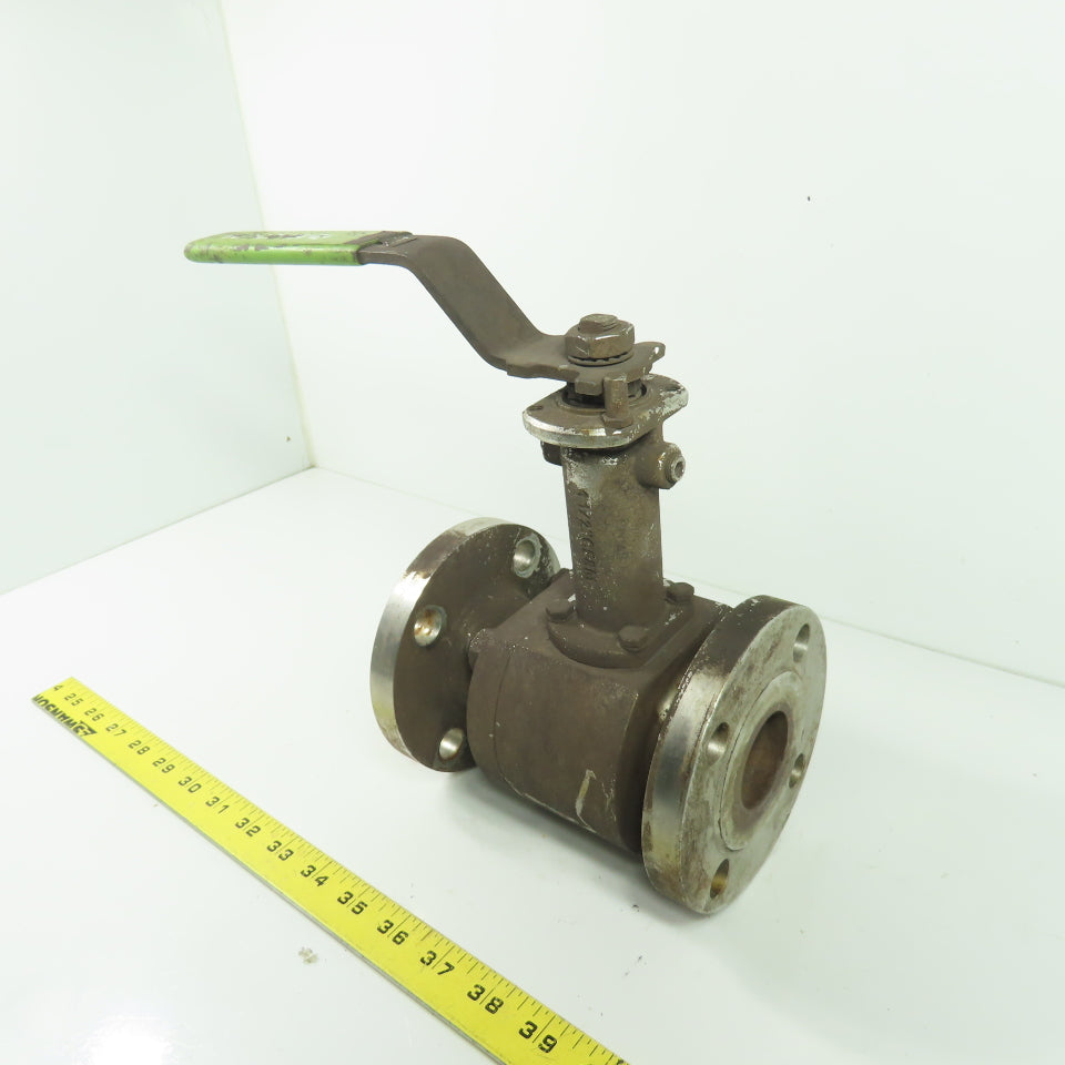 Habonim 0A31X-6666AT/150-B-G18 1-1/2" Flanged Stainless Steel Ball Valve