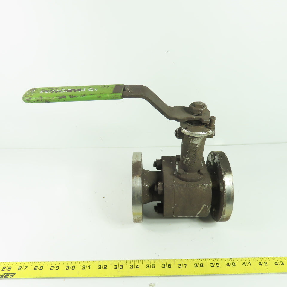 Habonim 0A31X-6666AT/150-B-G18 1-1/2" Flanged Stainless Steel Ball Valve