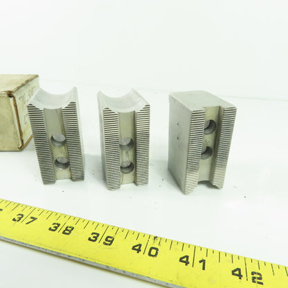 KT-6200AP Aluminum Soft Chuck Jaws 2.58" L x 1.25" W x 1.81" H Lot/3