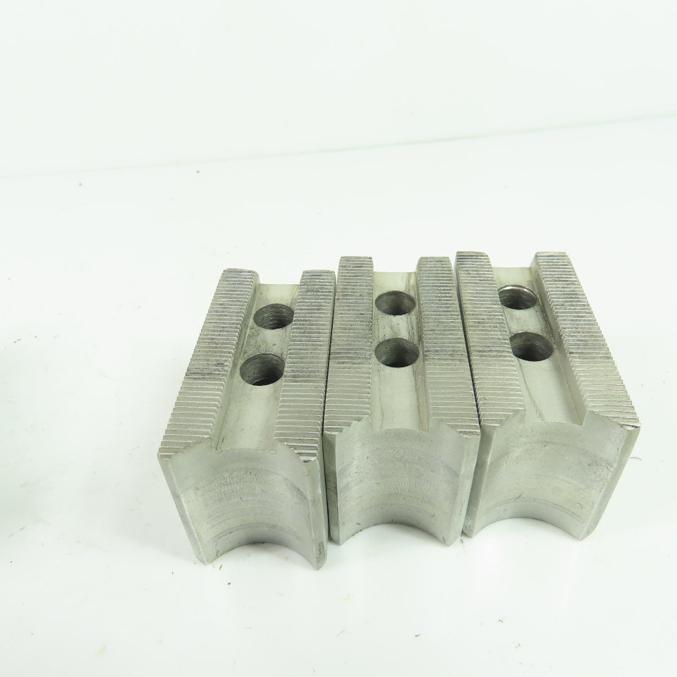 KT-6200AP Aluminum Soft Chuck Jaws 2.58" L x 1.25" W x 1.81" H Lot/3