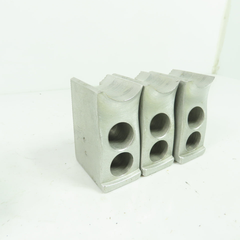 KT-6200AP Aluminum Soft Chuck Jaws 2.58" L x 1.25" W x 1.81" H Lot/3