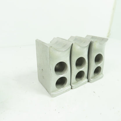 KT-6200AP Aluminum Soft Chuck Jaws 2.58" L x 1.25" W x 1.81" H Lot/3