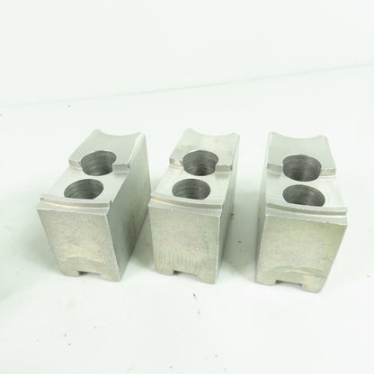 KT-6200AP Aluminum Soft Chuck Jaws 2.73" L x 1.25" W x 1.96" H Lot/3