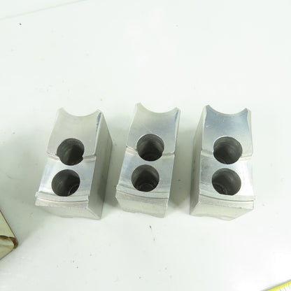 KT-6200AP Aluminum Soft Chuck Jaws 2.73" L x 1.25" W x 1.96" H Lot/3