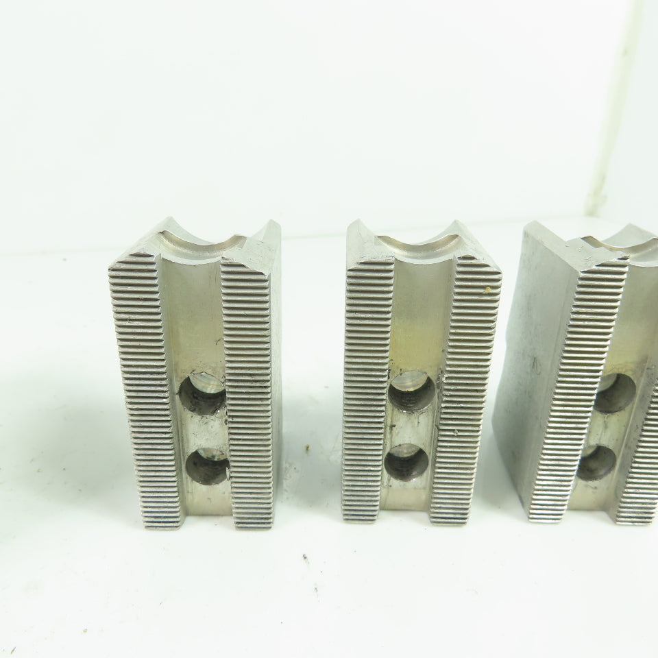 KT-6200AP Aluminum Soft Chuck Jaws 2.73" L x 1.25" W x 1.72" H Lot/3