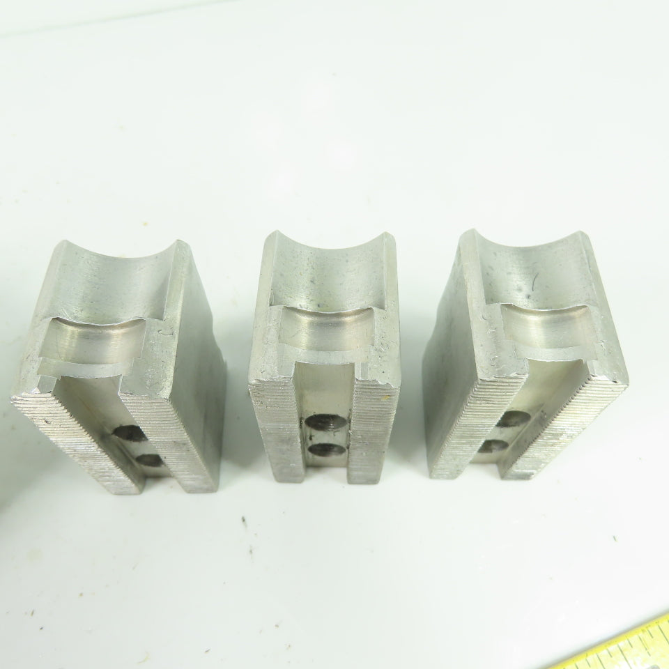KT-6200AP Aluminum Soft Chuck Jaws 2.73" L x 1.25" W x 1.72" H Lot/3