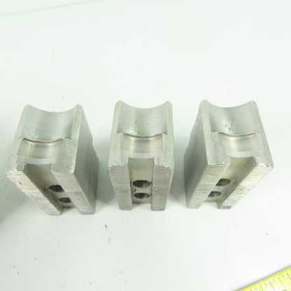 KT-6200AP Aluminum Soft Chuck Jaws 2.73" L x 1.25" W x 1.72" H Lot/3