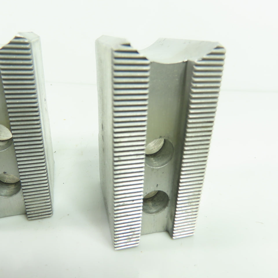 KT-6200AP Aluminum Soft Chuck Jaws 2.73" L x 1.25" W x 1.89" H Lot/3