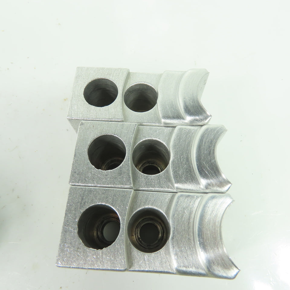 KT-6200AP Aluminum Soft Chuck Jaws 2.73" L x 1.25" W x 1.89" H Lot/3
