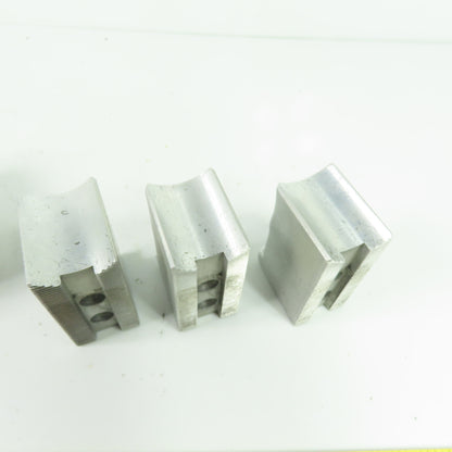 KT-6200AP Aluminum Soft Chuck Jaws 2.67" L x 1.25" W x 1.76" H Lot/3