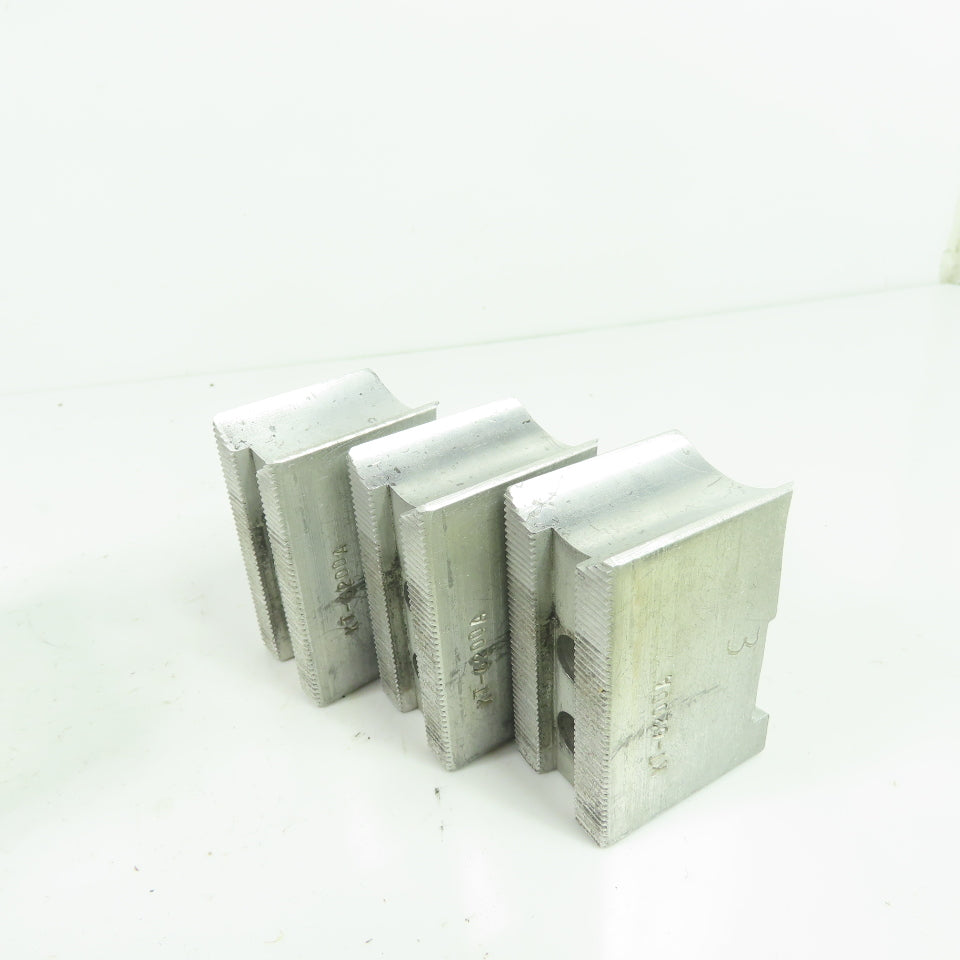 KT-6200AP Aluminum Soft Chuck Jaws 2.67" L x 1.25" W x 1.76" H Lot/3