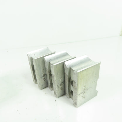 KT-6200AP Aluminum Soft Chuck Jaws 2.67" L x 1.25" W x 1.76" H Lot/3