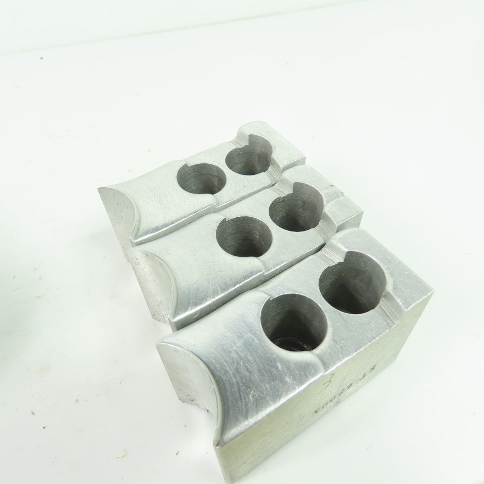 KT-6200AP Aluminum Soft Chuck Jaws 2.67" L x 1.25" W x 1.76" H Lot/3