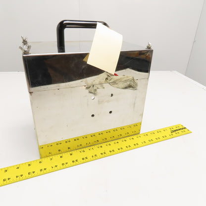 LV730 11-3/4" x 10" x 7" Printer Wash Down Stainless Steel Monitor Enclosure
