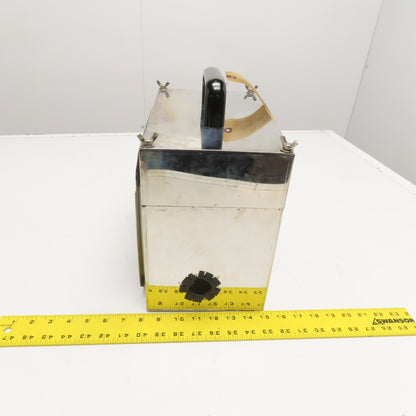 LV730 11-3/4" x 10" x 7" Printer Wash Down Stainless Steel Monitor Enclosure