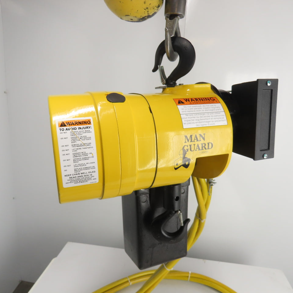 Budgit BAHC0130 1 Ton 2000LB Pneumatic Air Chain Hoist 30FPM 90 PSIG 20'Lift NEW