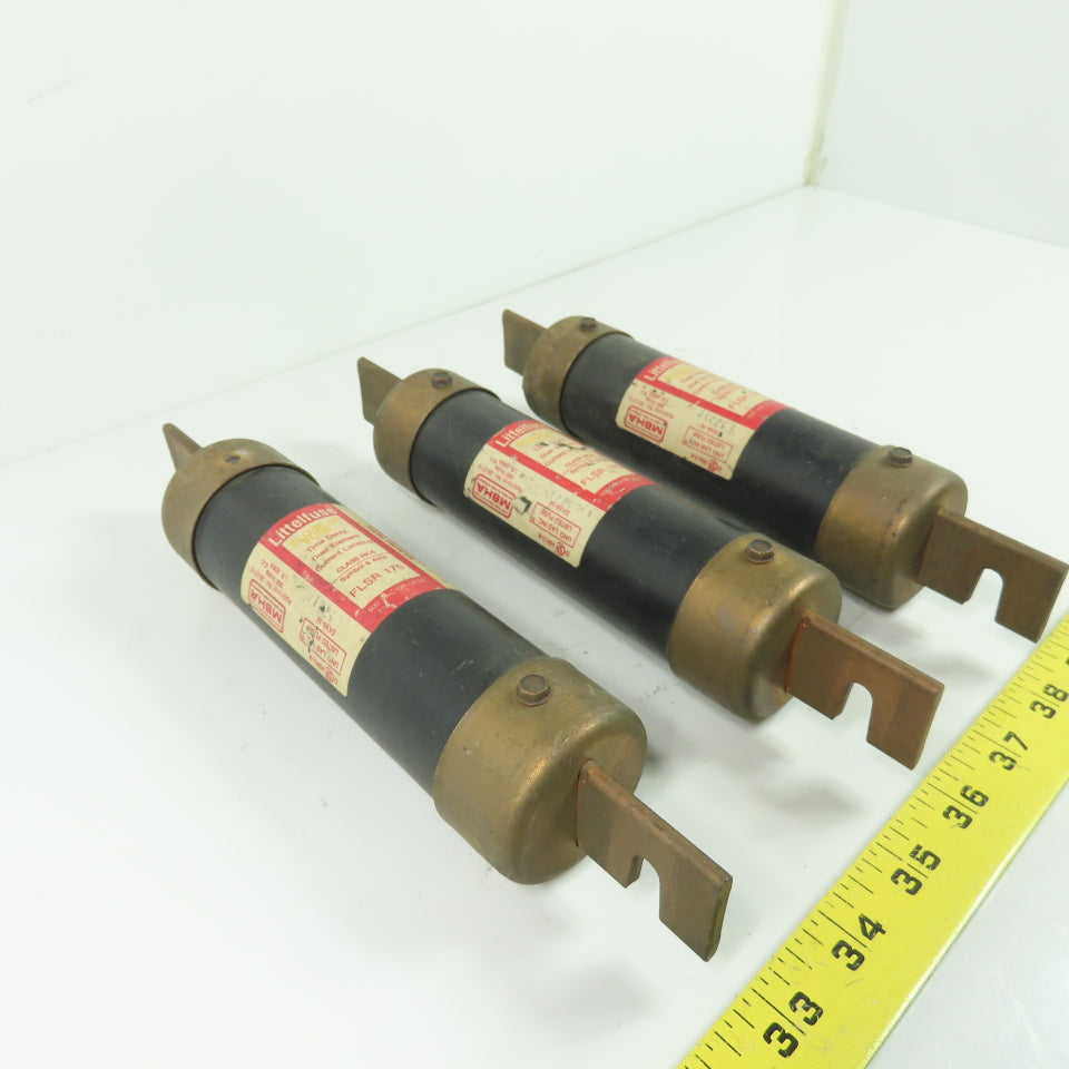 Littelfuse FLSR 175 Slo-Blo Fuses Dual Element Current Limiting 600VAC Lot/3