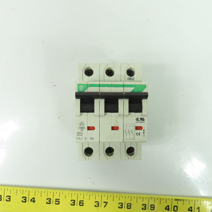 Eaton Moeller FAZ-3-B6 3-Pole Miniature Circuit Breaker 400V 415V
