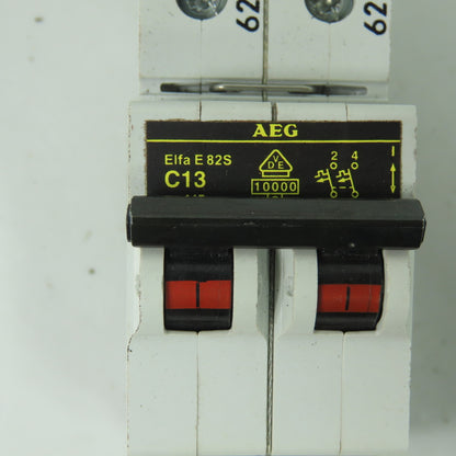 AEG Elfa E 82S C13 2-Pole Miniature Circuit Breaker 13A 277/480V